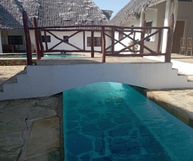 Spacious villa with pool near the beach